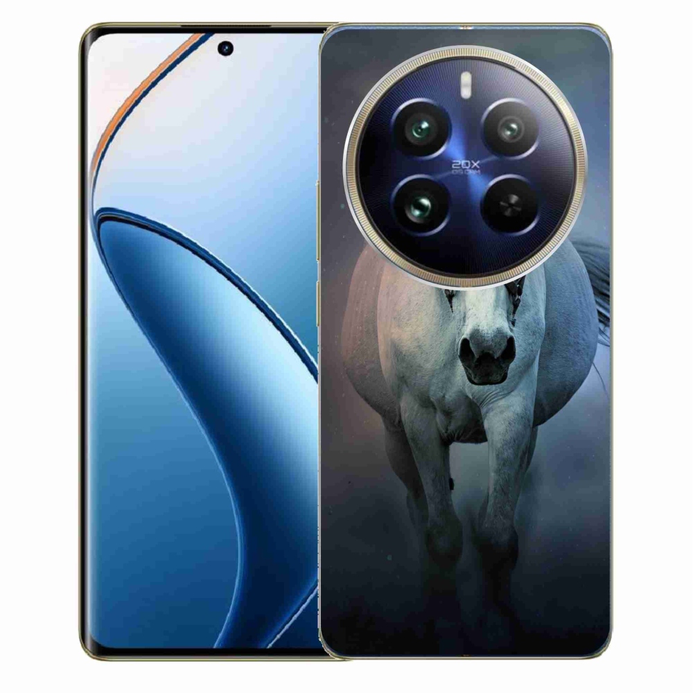 Gél tok mmCase a Realme 12 Pro 5G/12 Pro+ 5G - futó fehér ló számára