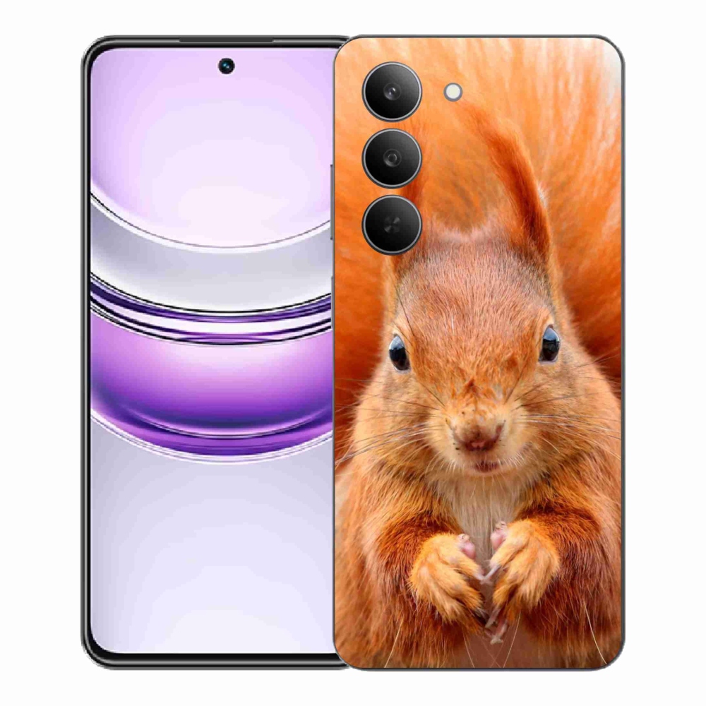 Zselés borítás mmCase a Realme 14x 5G készülékhez - mókus