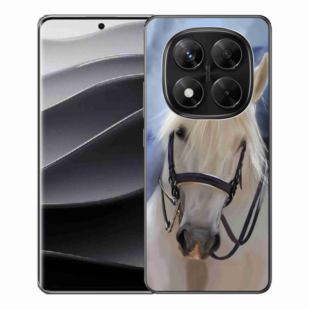 Gél borítás mmCase a Xiaomi Redmi Note 14 Pro 5G/Poco X7 5G számára - fehér ló