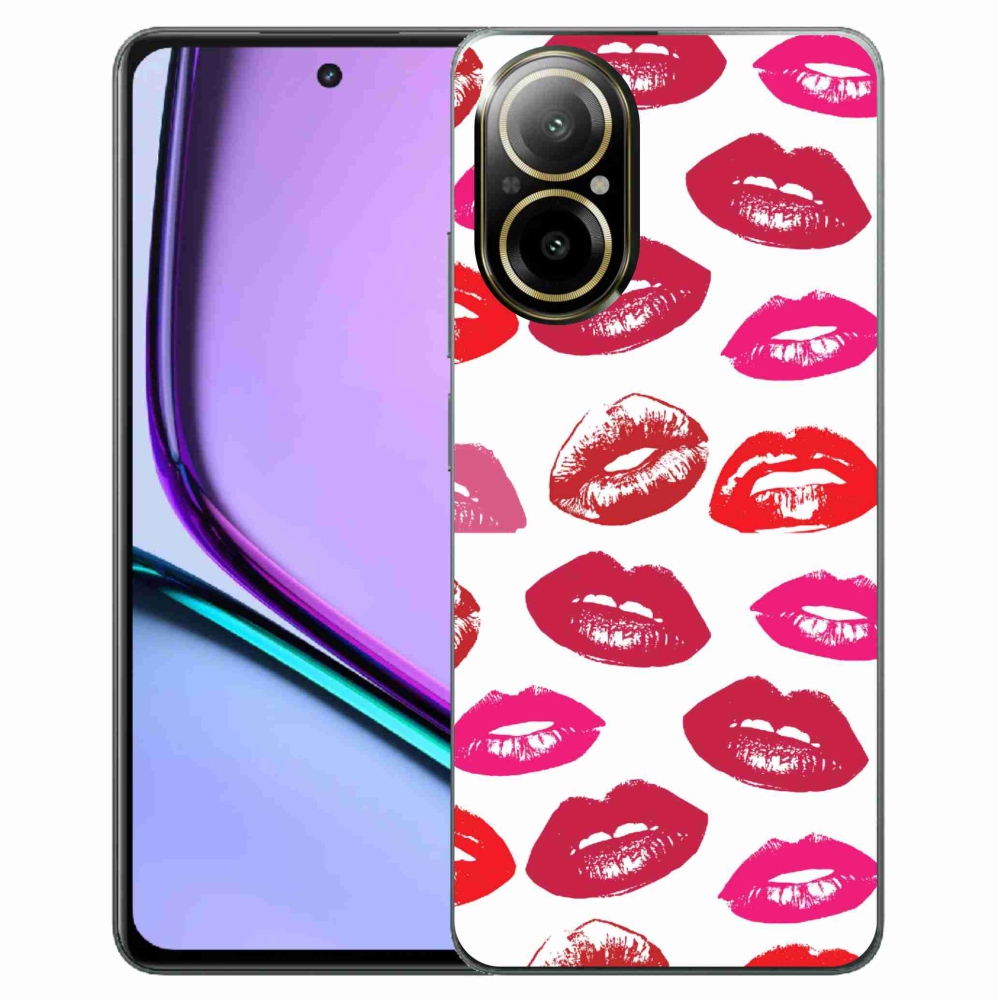 Zselés borítás mmCase a Realme C67 készülékhez - ajkak