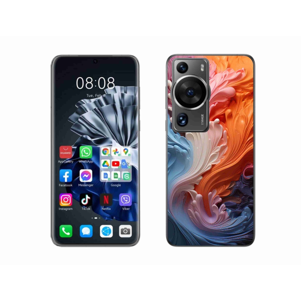 Gél borítás mmCase a Huawei P60 Pro számára - absztrakt motívum 8