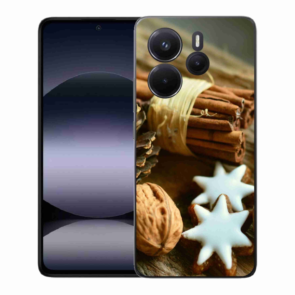 Gél borítás mmCase a Xiaomi Redmi Note 14-hez - fahéj és mézeskalács