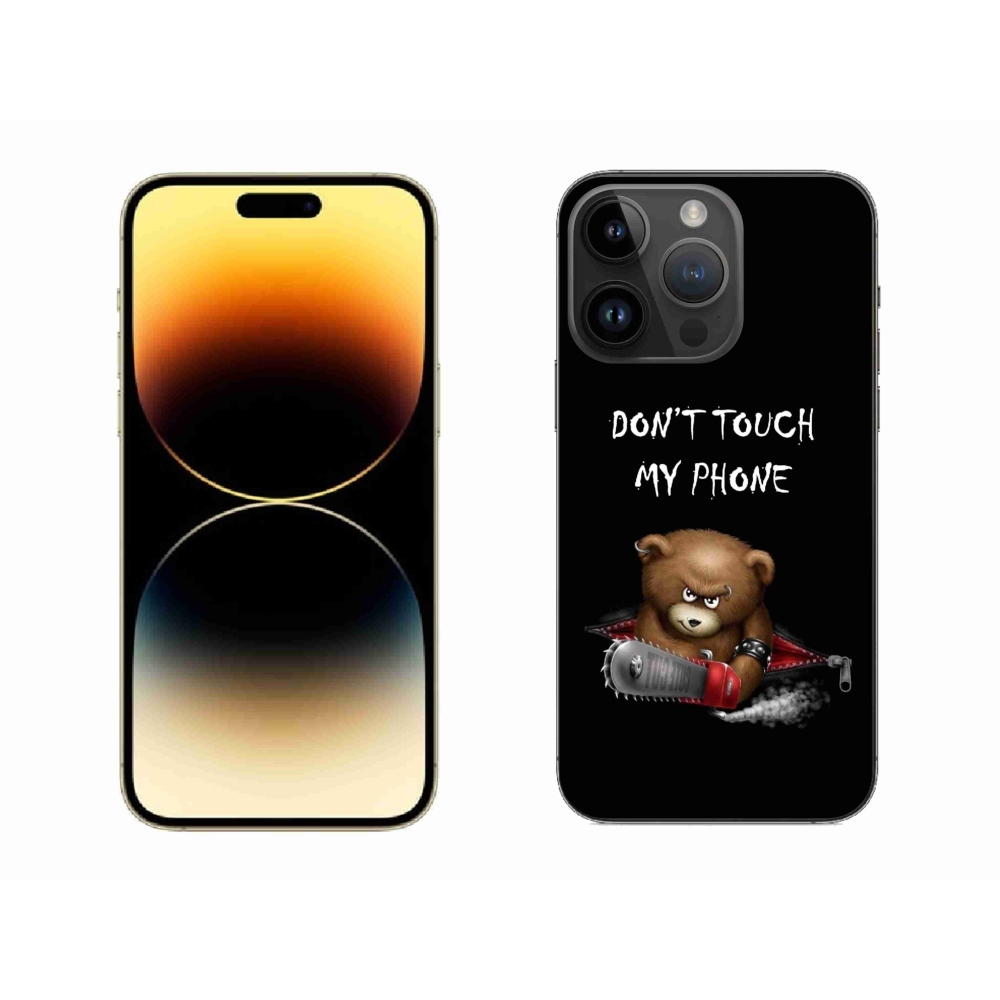 Zselés borítás mmCase iPhone 14 Pro Max készülékhez - ne érintse meg a telefont