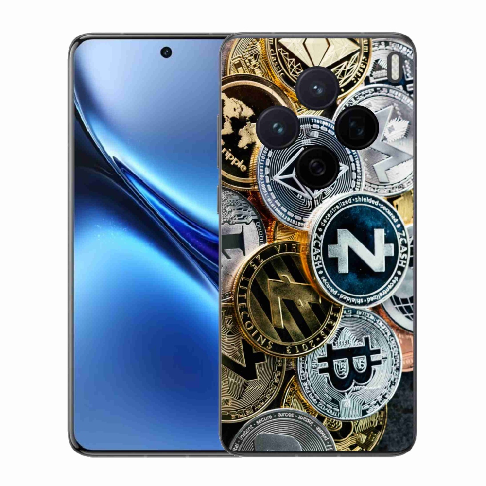 Gél borítás mmCase a Vivo X200 5G számára - kriptovaluták