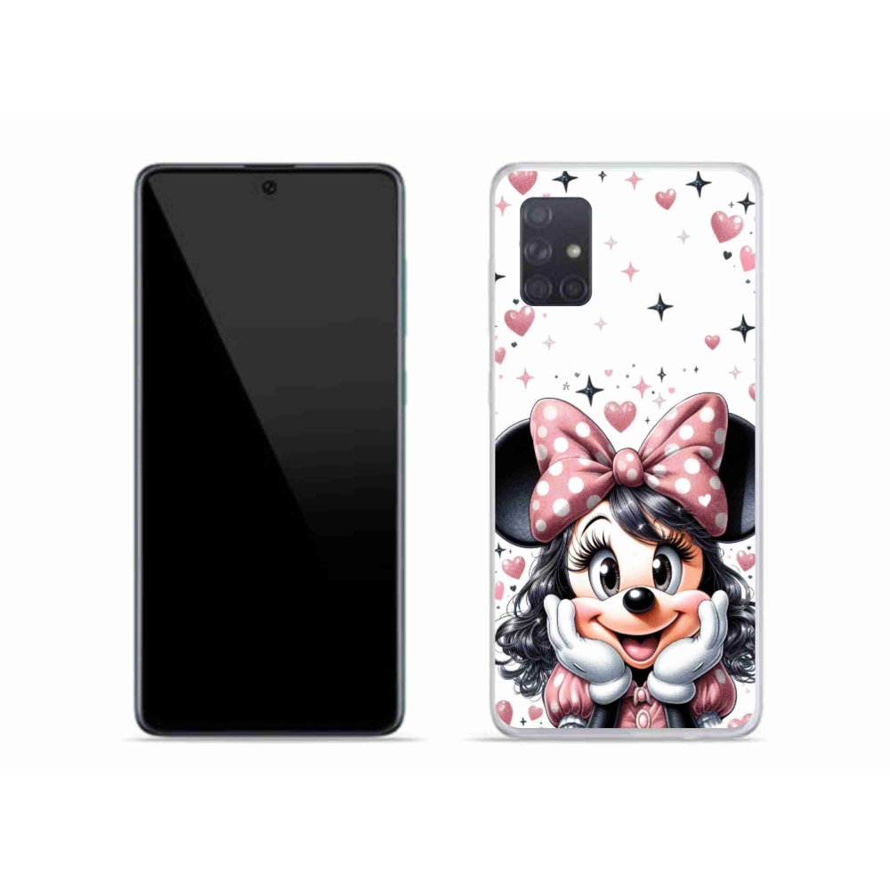Zselés borítás mmCase Samsung Galaxy A71 készülékhez - minnie