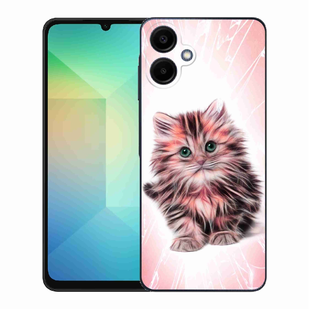 Gél borítás mmCase Samsung Galaxy A06 4G - aranyos cica - Samsung Galaxy A06 4G - cuki cica