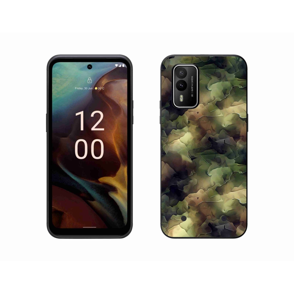 Zselés borítás mmCase a Nokia XR21 készülékhez - terepszínű minta 10