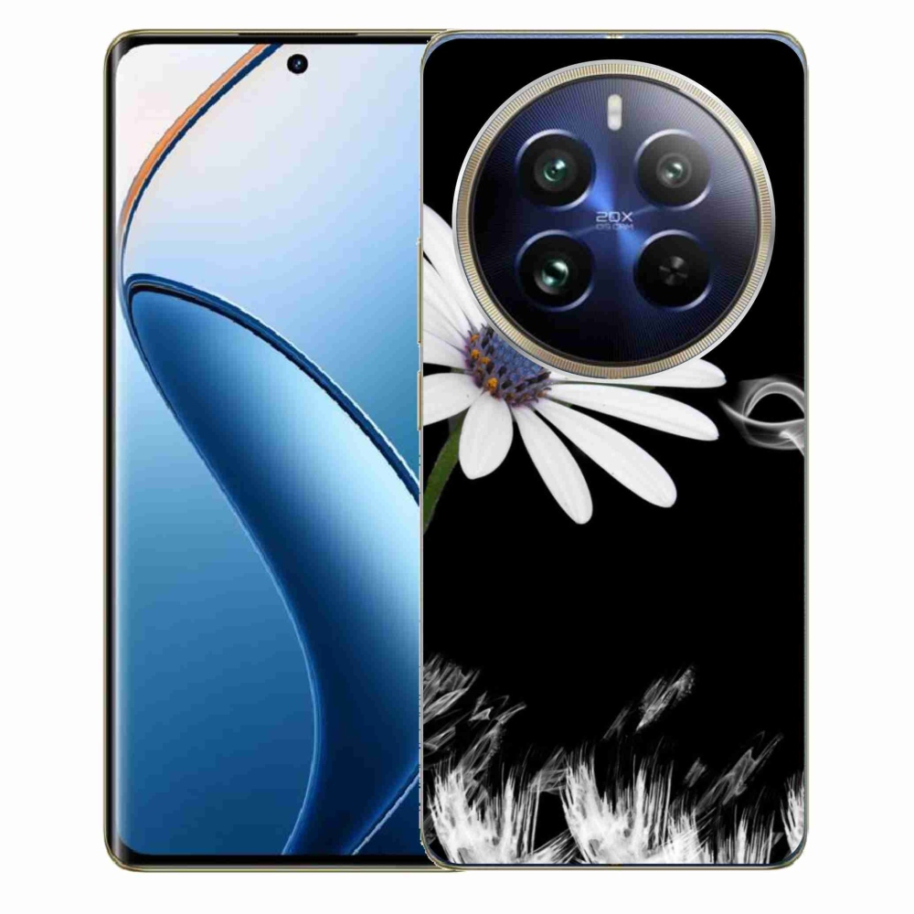 Gél borítás mmCase a Realme 12 Pro 5G/12 Pro+ 5G modellhez - fehér virág