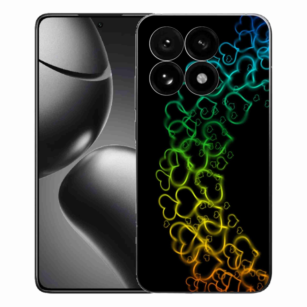 Gél borítás mmCase a Xiaomi 15T-hez - színes szívek