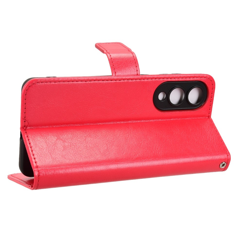 Őrült könyves tok Samsung Galaxy S25 Edge készülékhez - piros