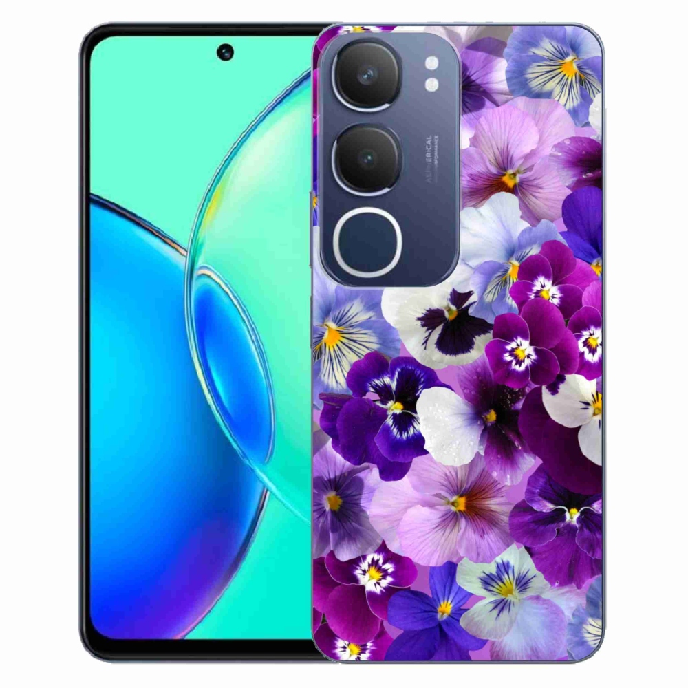 Gél borító mmCase a Vivo Y19s készülékhez - Virágok 9