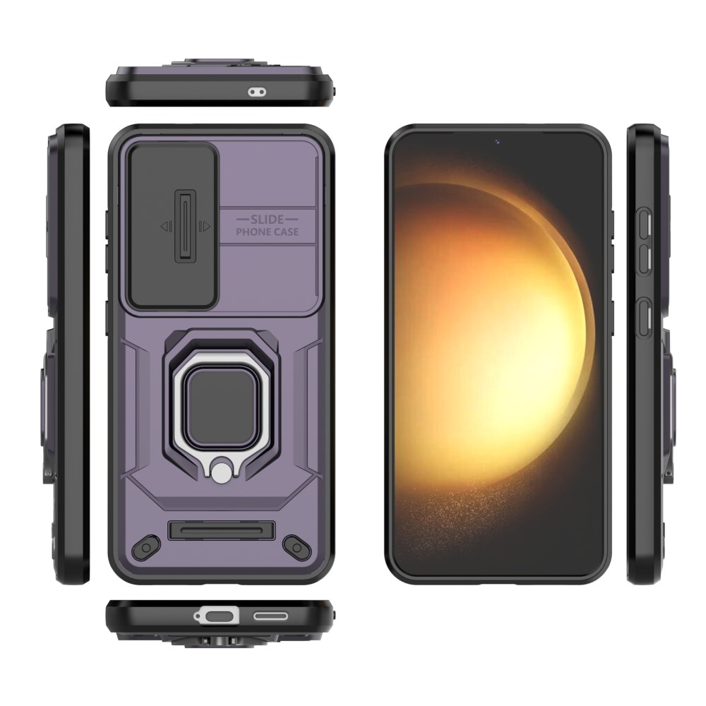 Lencseálló borítás Samsung Galaxy S25 készülékhez - lila