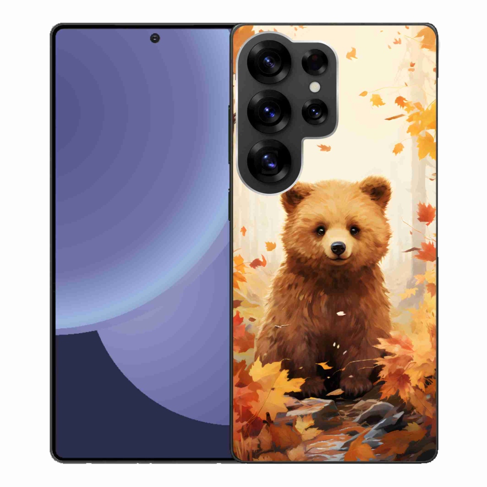Zselés borítás mmCase Samsung Galaxy S25 Ultra - medve az erdőben