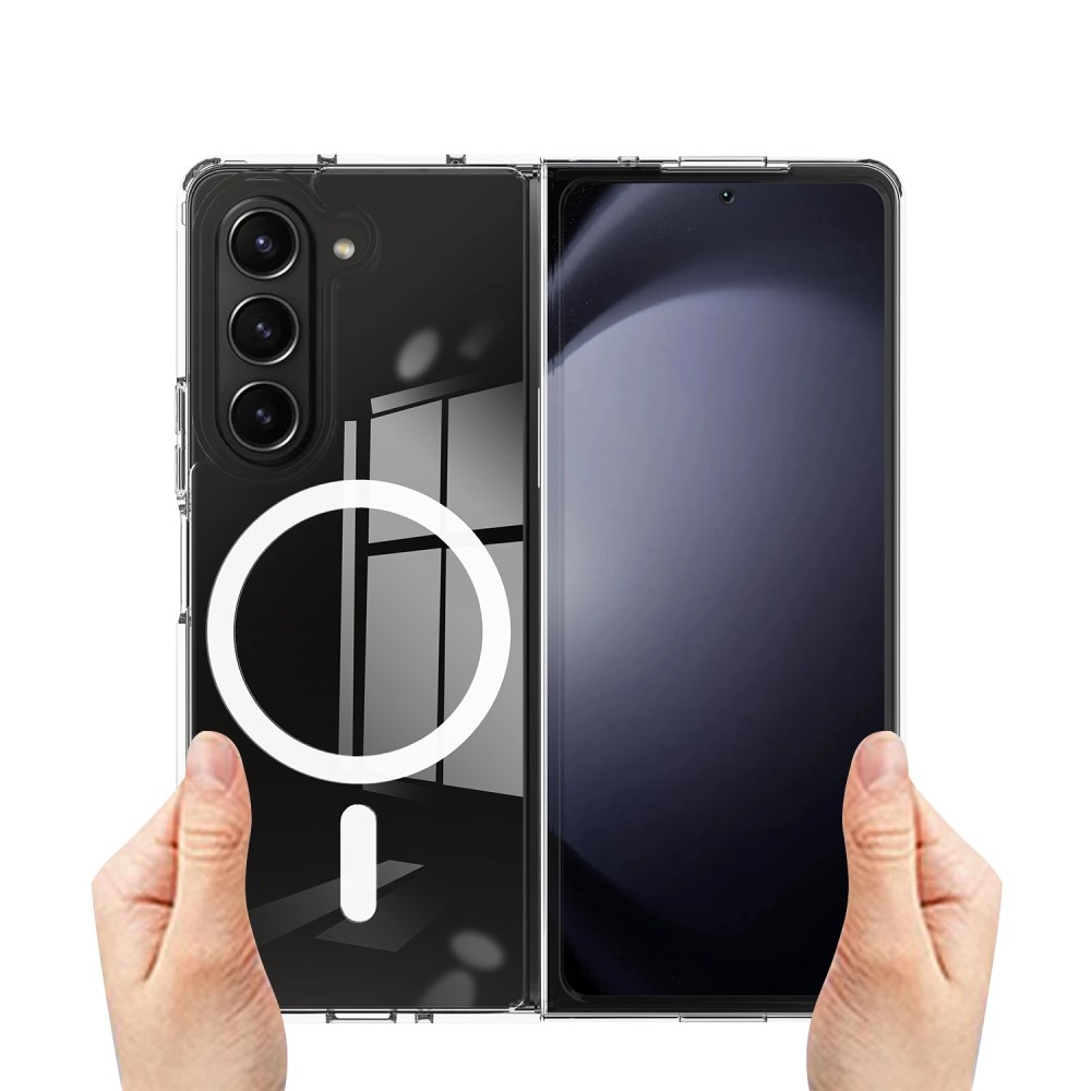 Sokkoló műanyag borítás MagSafe-val a Samsung Galaxy Z Fold6 5G készülékre - fekete