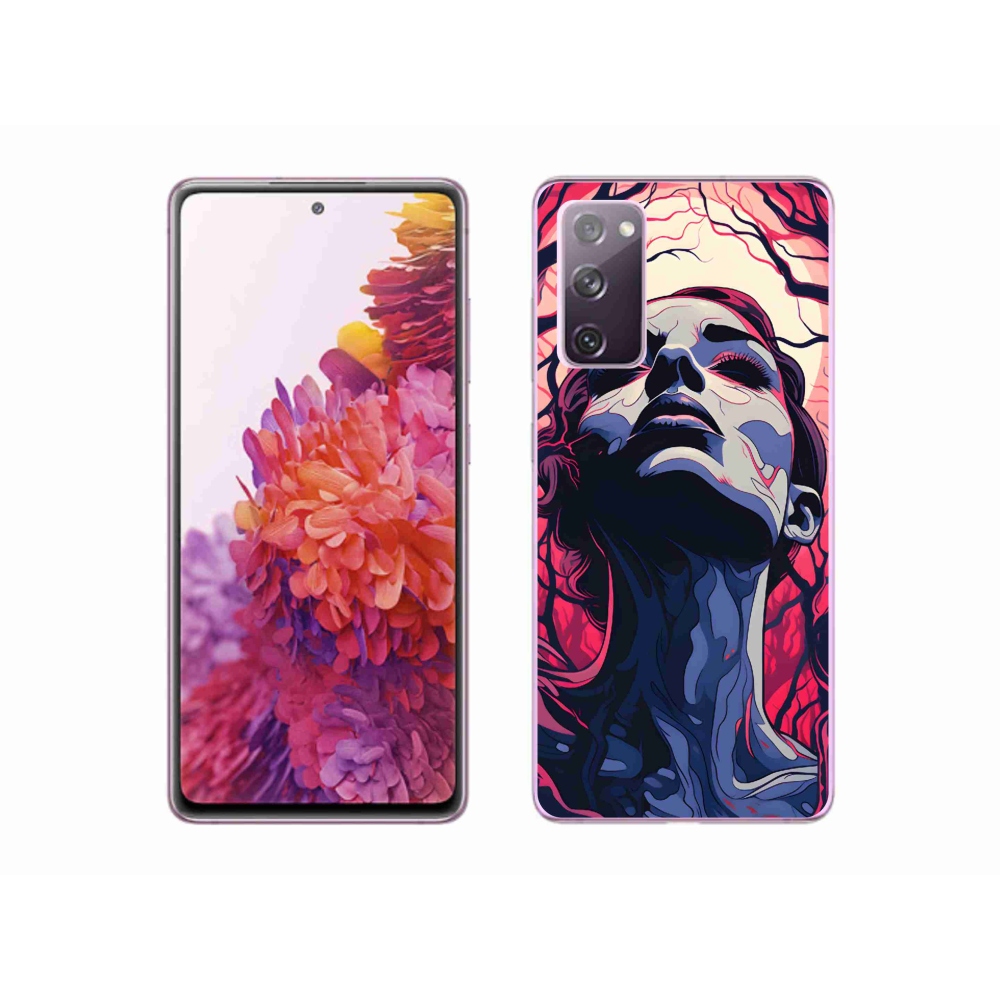 Gél borító mmCase Samsung Galaxy S20 FE - absztrakt arc