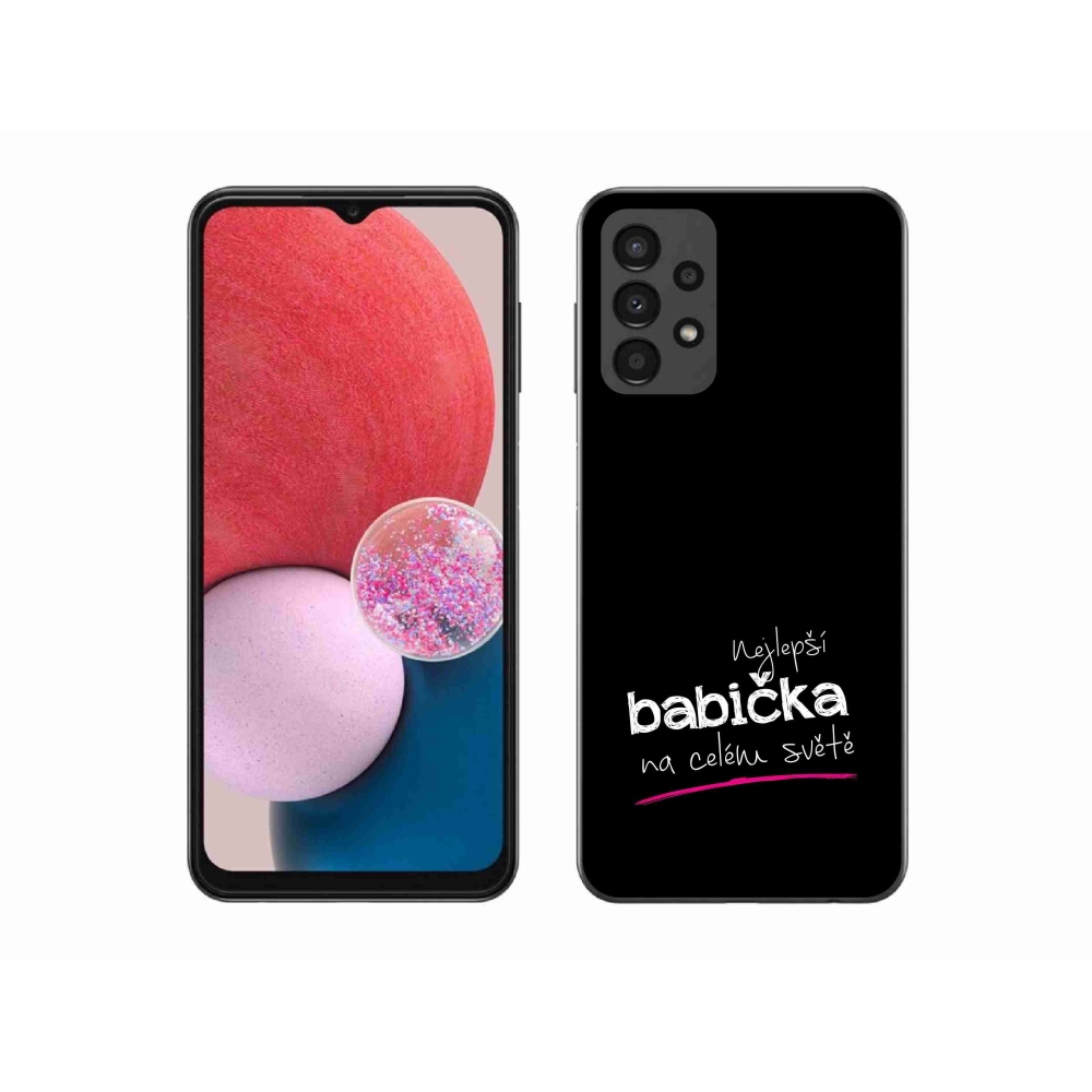 Gél borítás mmCase Samsung Galaxy A13 4G - Legjobb nagyi 4 fekete háttérrel