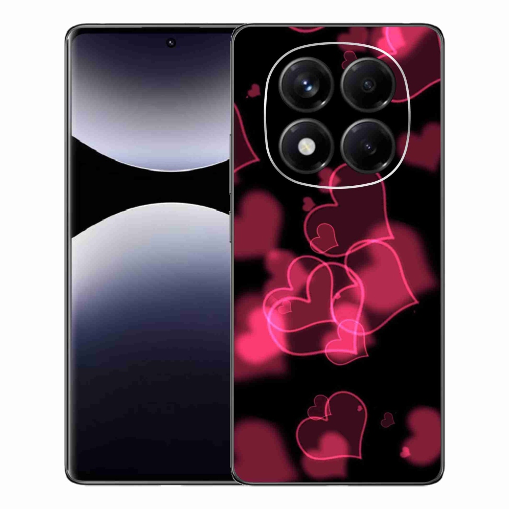 Gél borítás mmCase a Xiaomi Redmi Note 14 Pro készülékhez - piros szívek