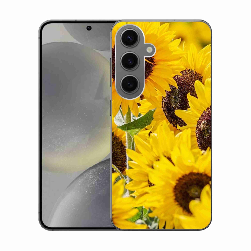 Zselés borítás mmCase Samsung Galaxy S24 készülékhez - Napraforgó
