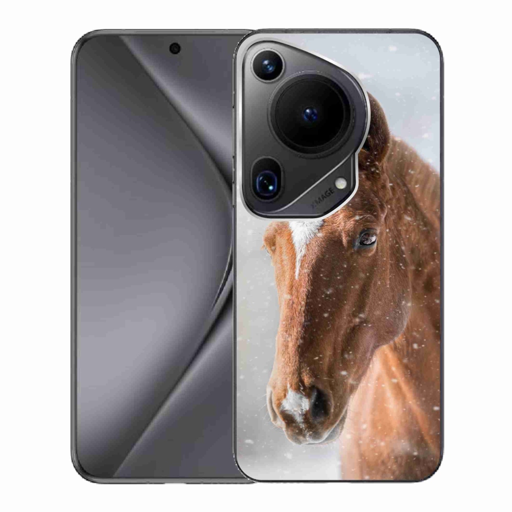 Zselés tok mmCase a Huawei Pura 70 Ultra - barna ló 2