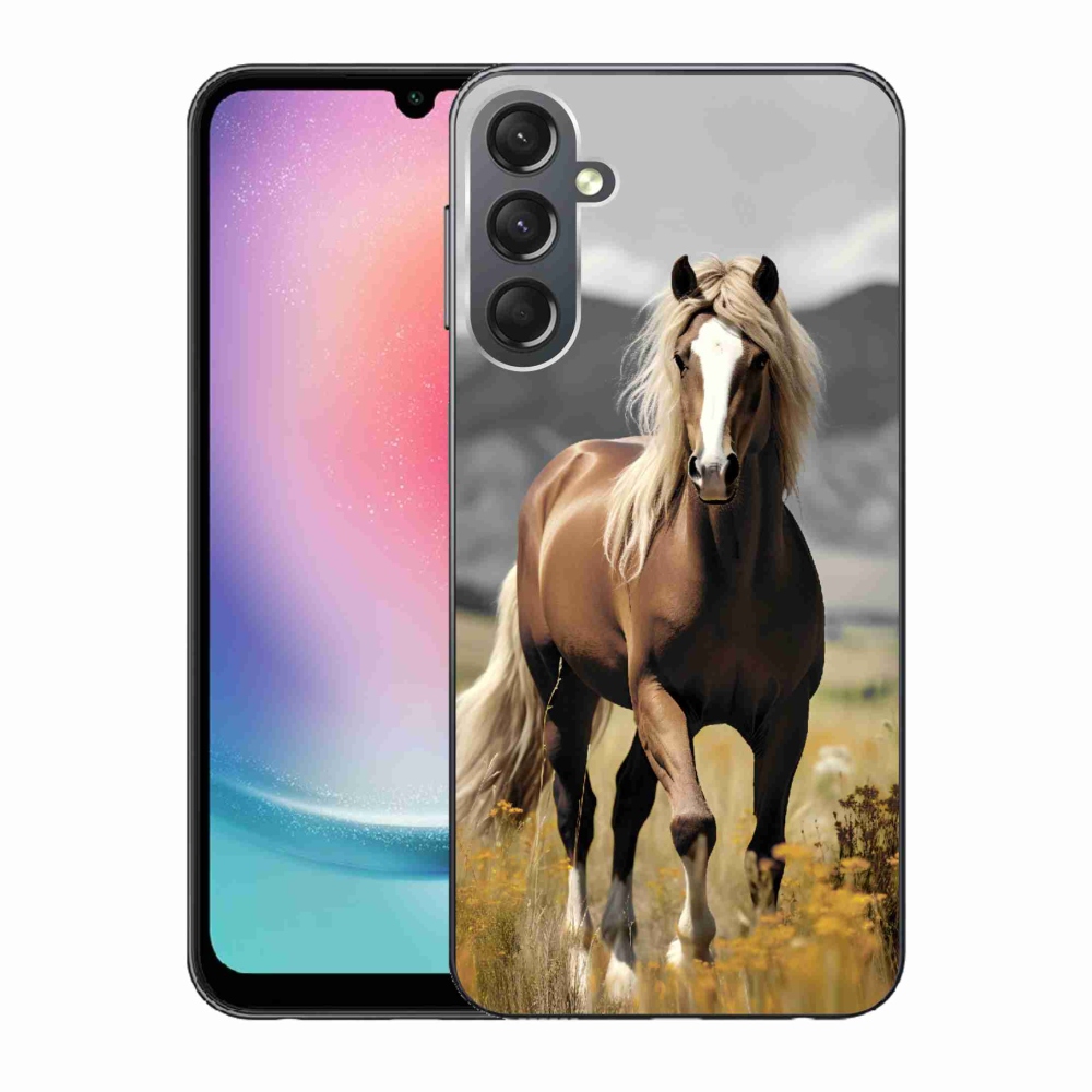 Zselés borítás mmCase Samsung Galaxy A24 - barna ló 1