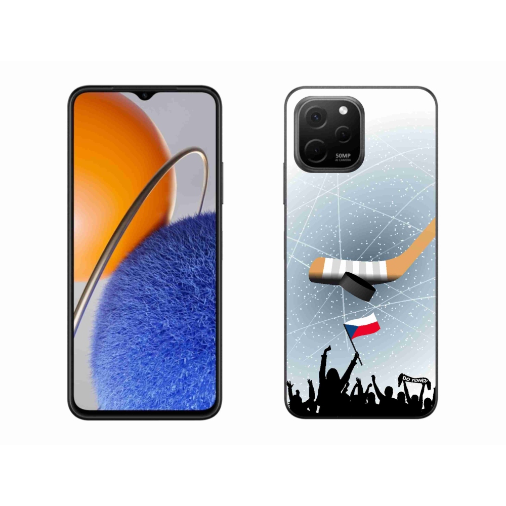 Gél borítás mmCase a Huawei Nova Y61-en - jégkorong rajongók