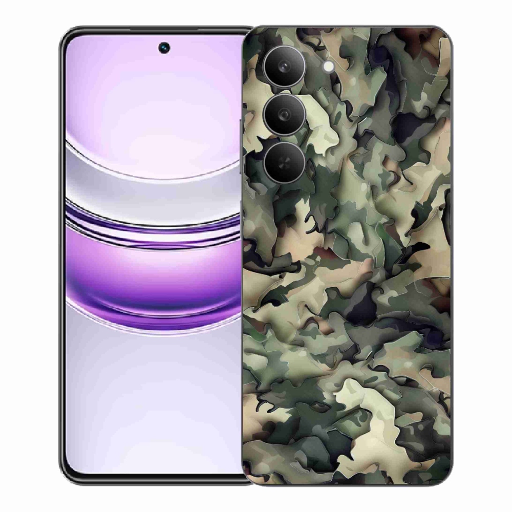 Gél borítás mmCase a Realme 14x 5G készülékhez - álcázó minta 9