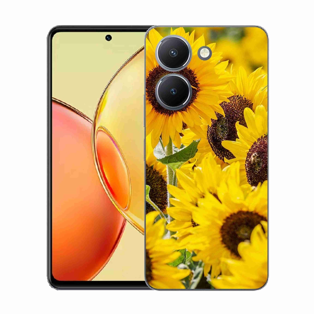 Zselés borítás mmCase a Vivo Y36-hoz - Napraforgó
