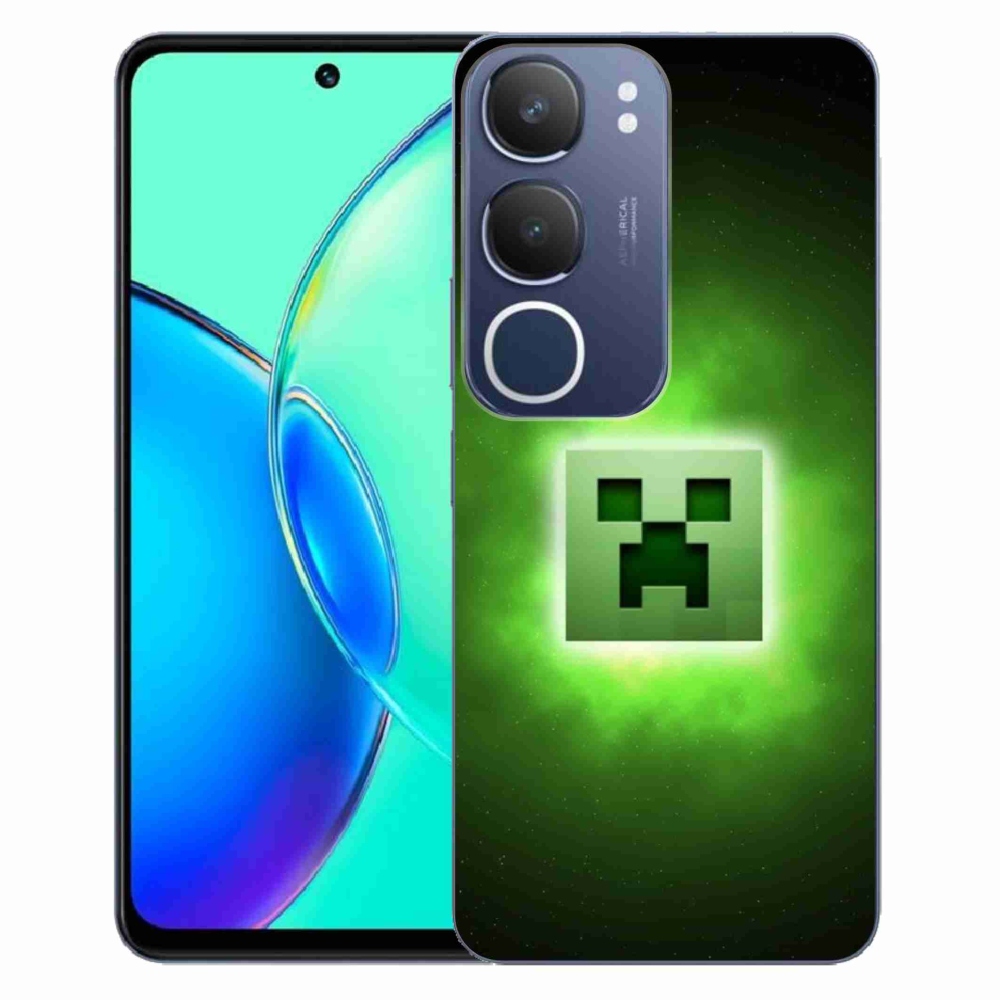 Gél védőburkolat mmCase a Vivo Y19s készülékhez - minecraft