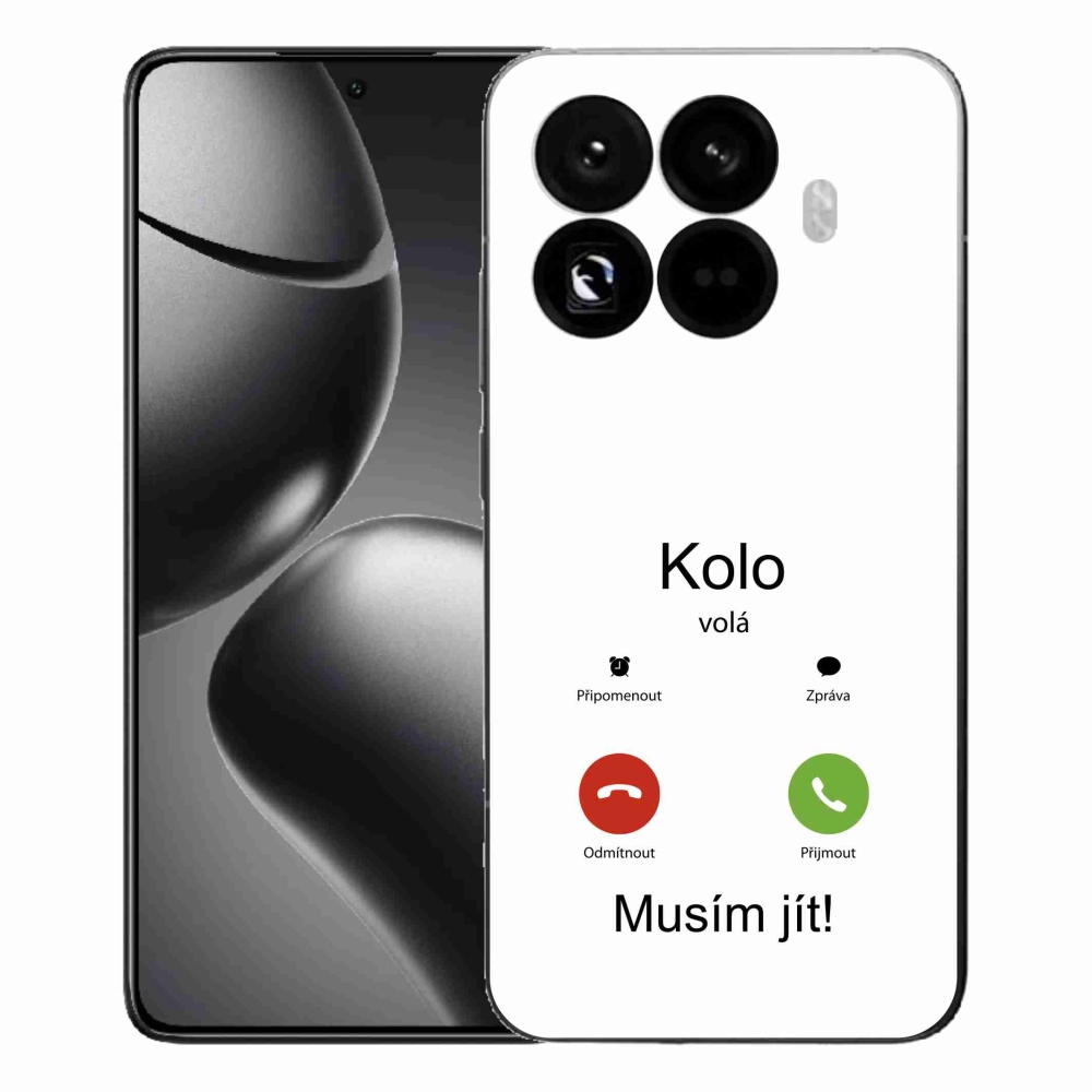 Gél borító mmCase a Xiaomi 15T Pro - a kerék hívja a fehér hátteret