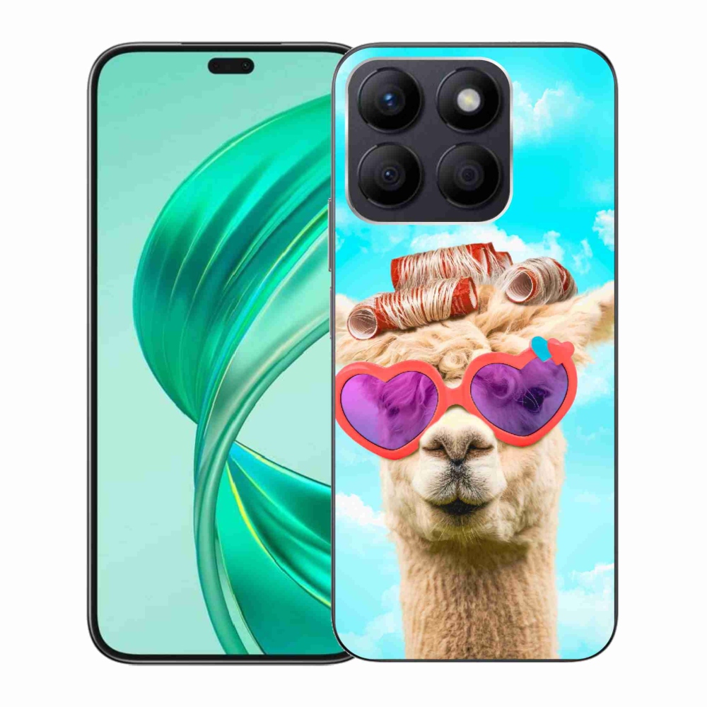 Zselés borítás mmCase a Honor X8b készülékhez - szemüveges láma