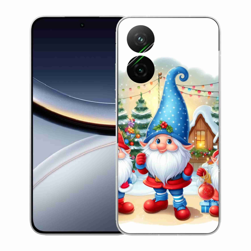 Gél borítás mmCase a Xiaomi Poco F7 5G számára - karácsonyi manók