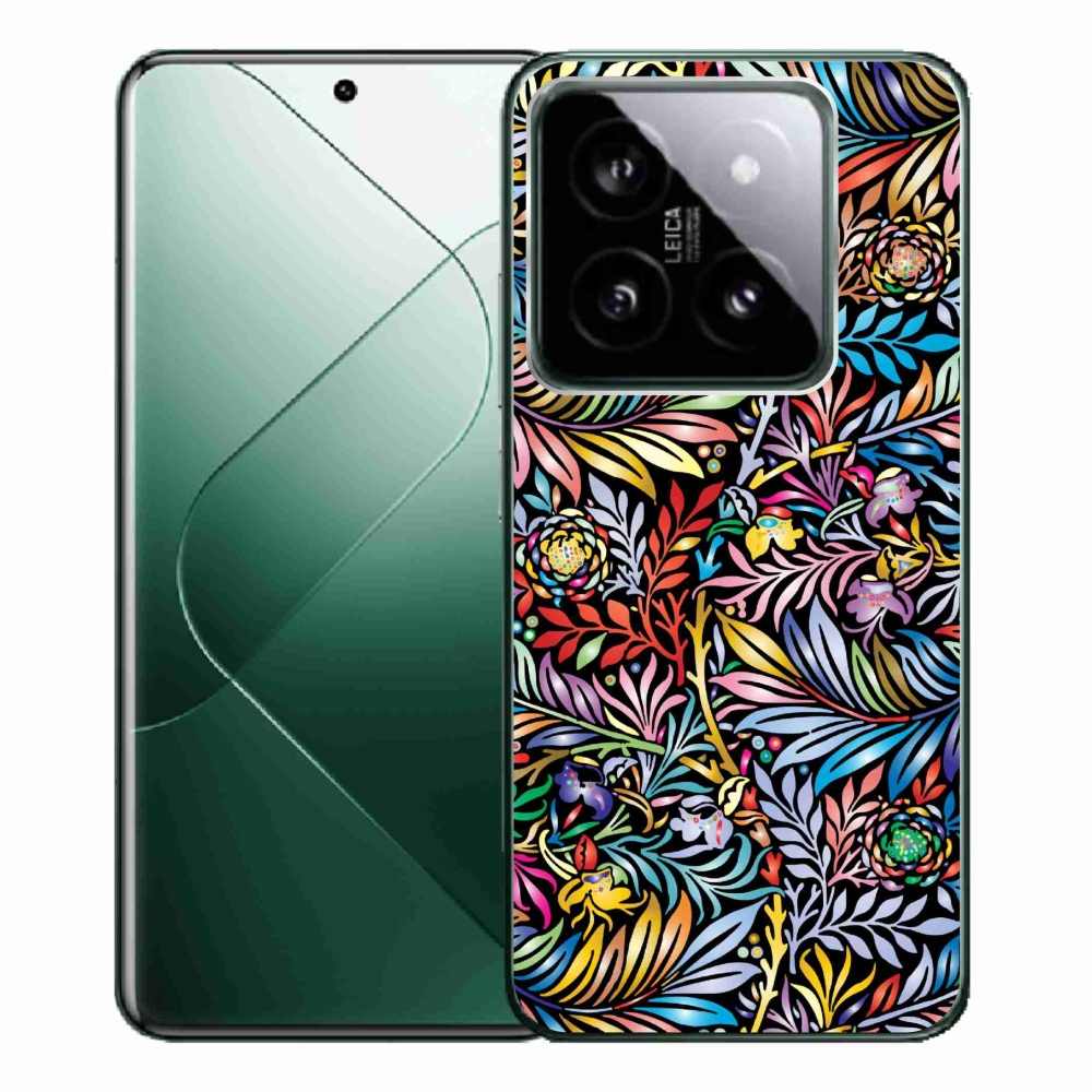 Gél borítás mmCase a Xiaomi 14 Pro számára - virágok 5