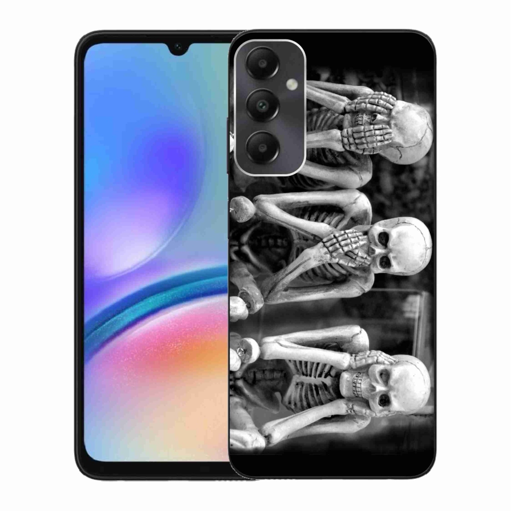 Zselés borítás mmCase Samsung Galaxy A05s - csontvázakhoz