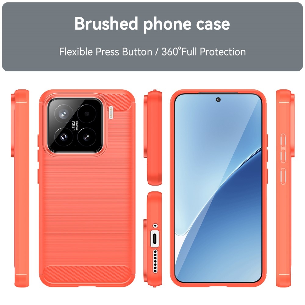 Szénálló zselés tok Xiaomi 15 - piros