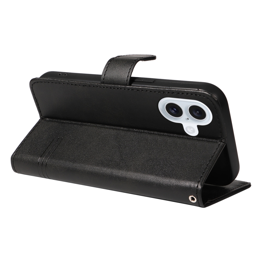 Póló alakú könyvtáska iPhone 17 készülékhez - fekete