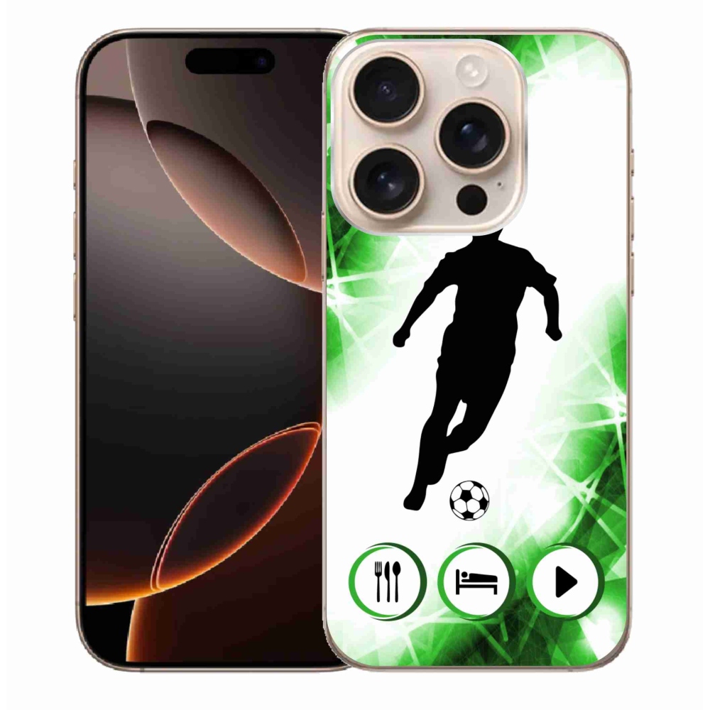 Gél borítás mmCase iPhone 16 Pro Max készülékhez - focista