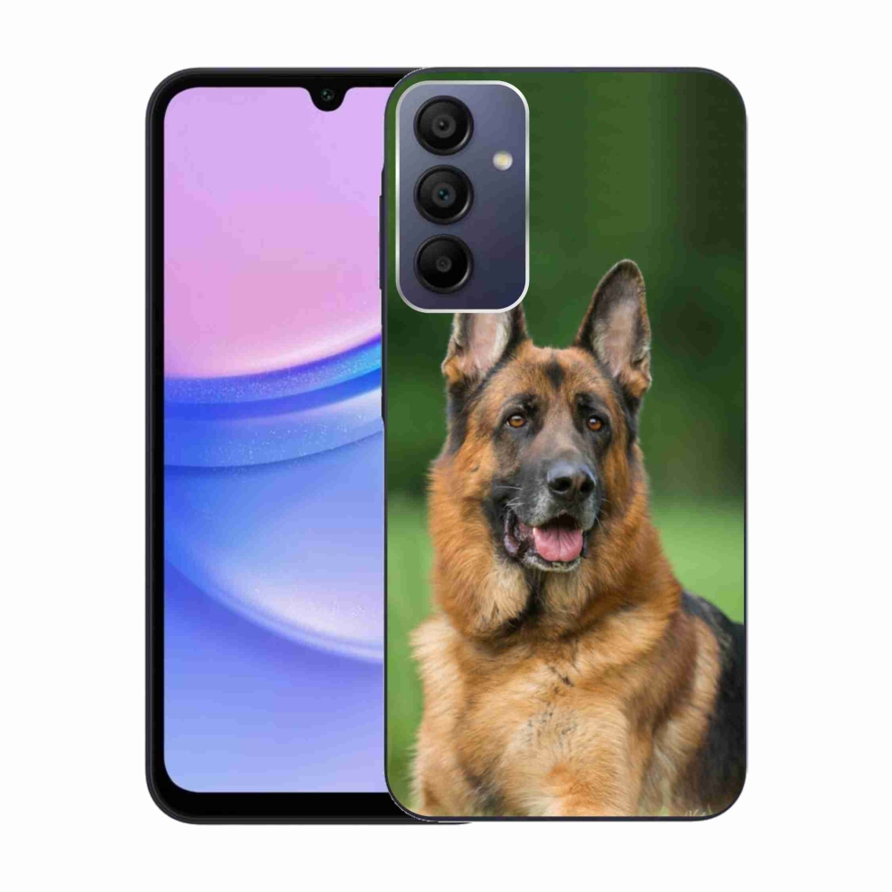 Gél borítás mmCase Samsung Galaxy A15 4G/5G - Német juhászkutya számára