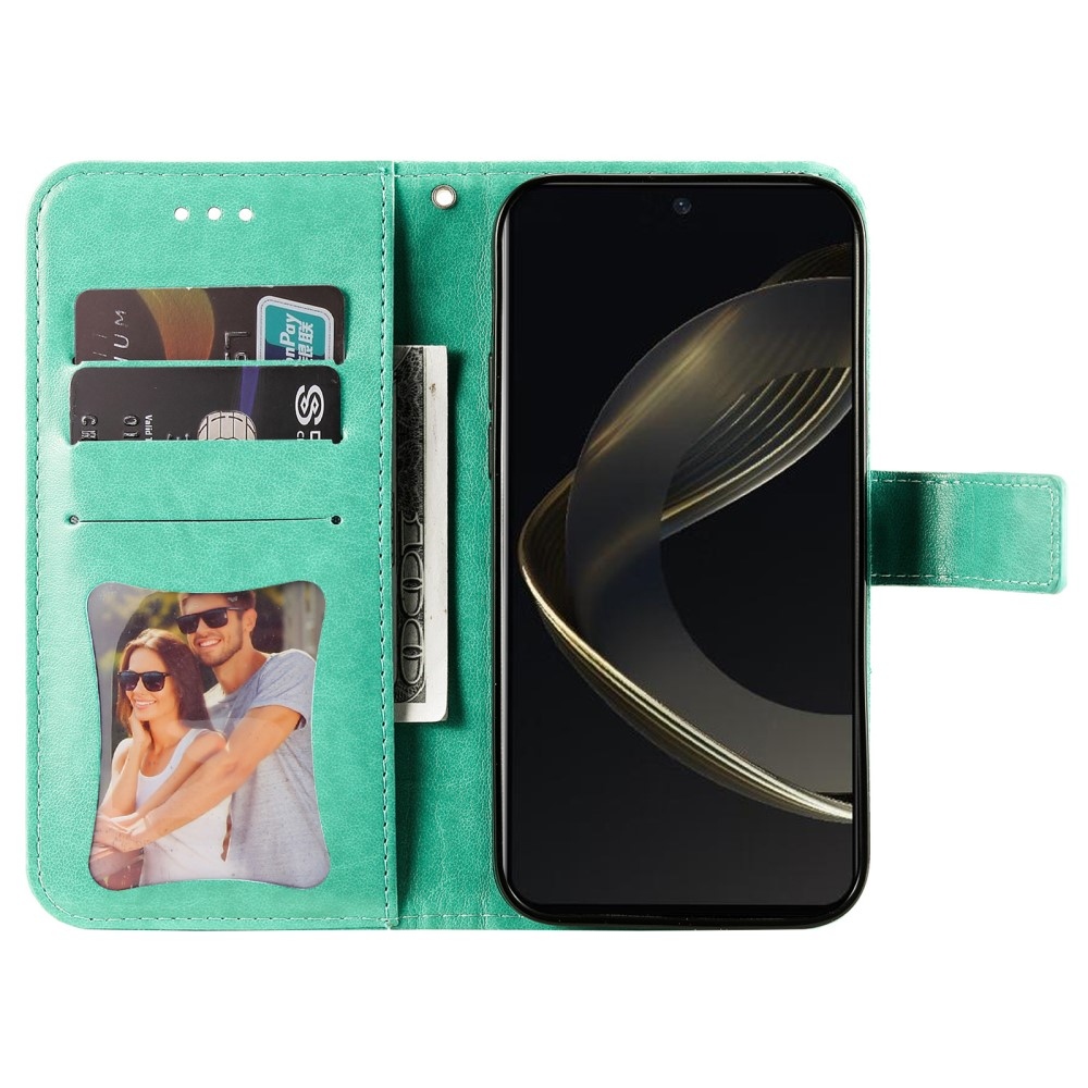 Mandala könyv tok a Huawei Nova 12 SE-hez - teáskék színben