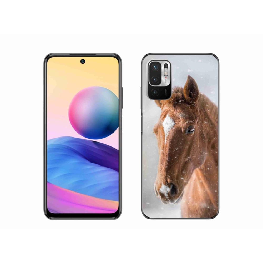 Gél borítás mmCase a Xiaomi Redmi Note 10 5G-hez - barna ló 2