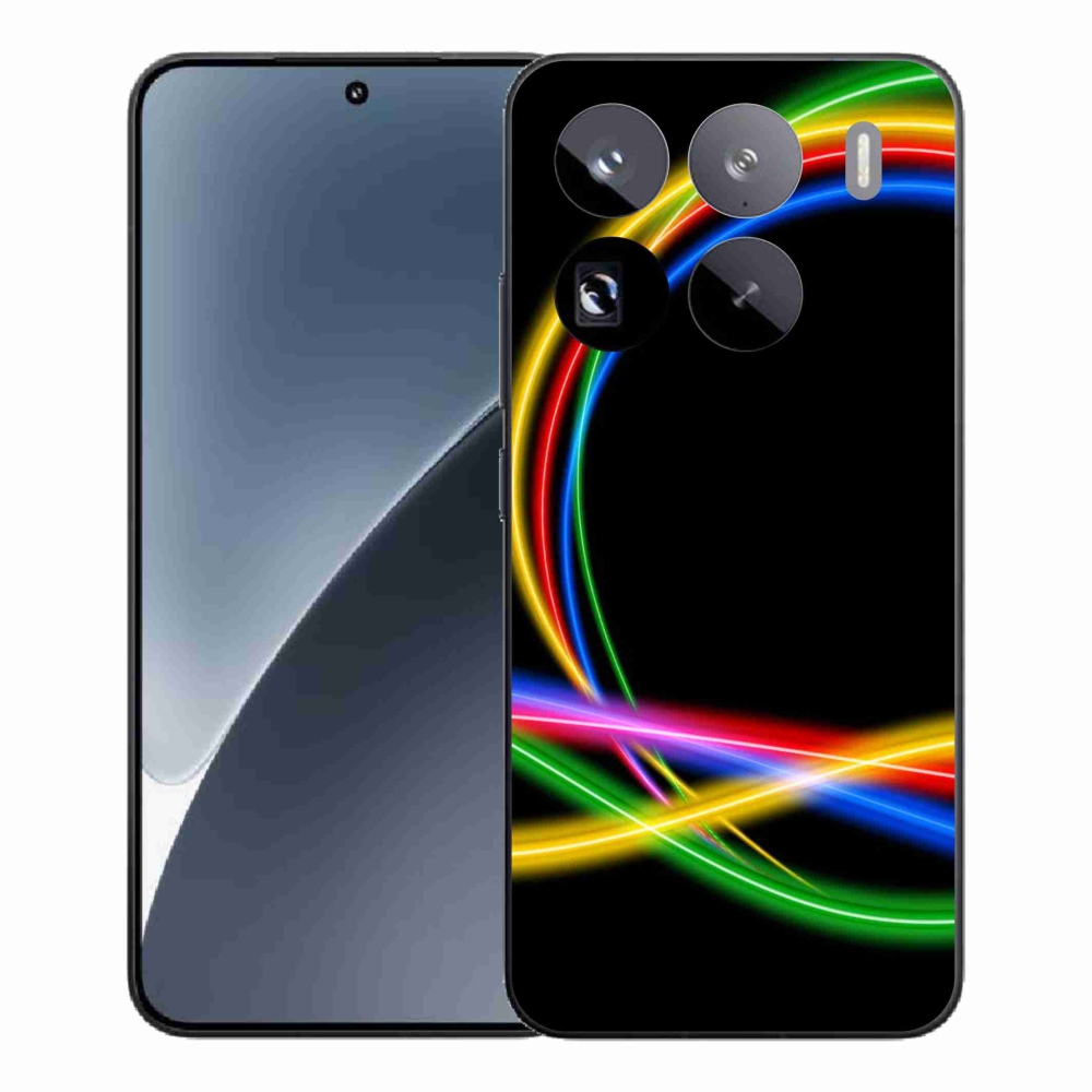 Gél borítás mmCase a Xiaomi 15 Pro számára - neon körök