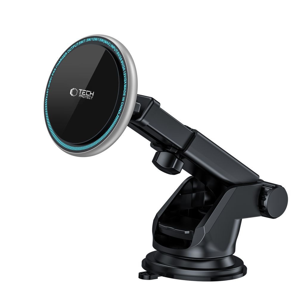 Tech-Protect A2 Dash MagSafe 15W mágneses autós töltő - Fekete