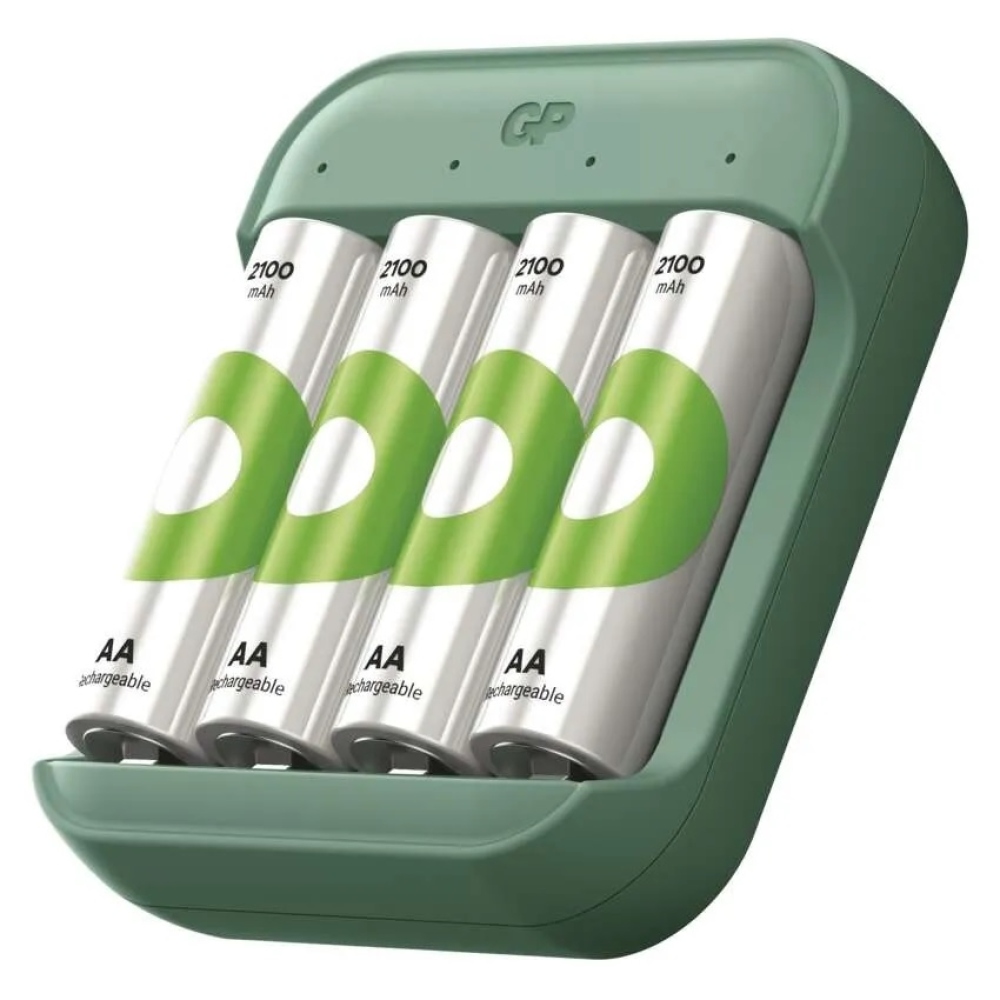 Akkumulátortöltő GP ReCyko B423 + 4×AA GP ReCyko 2100 mAh