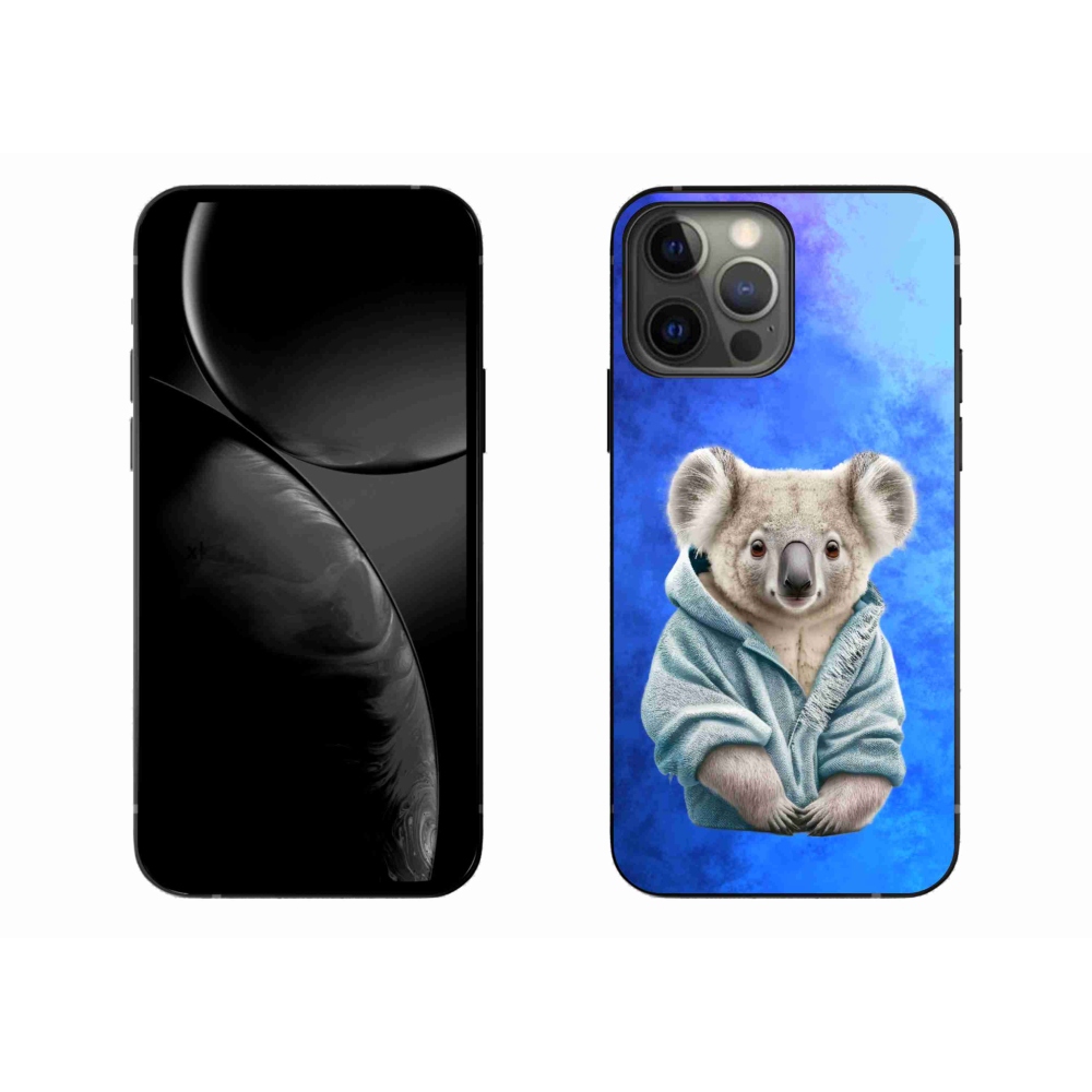 Zselés borítás mmCase iPhone 13 Pro Max készülékhez - koala pulóverben