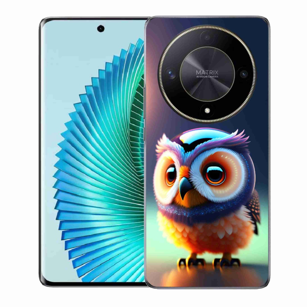 Zselés borítás mmCase a Honor Magic 6 Lite 5G készülékhez - bagoly