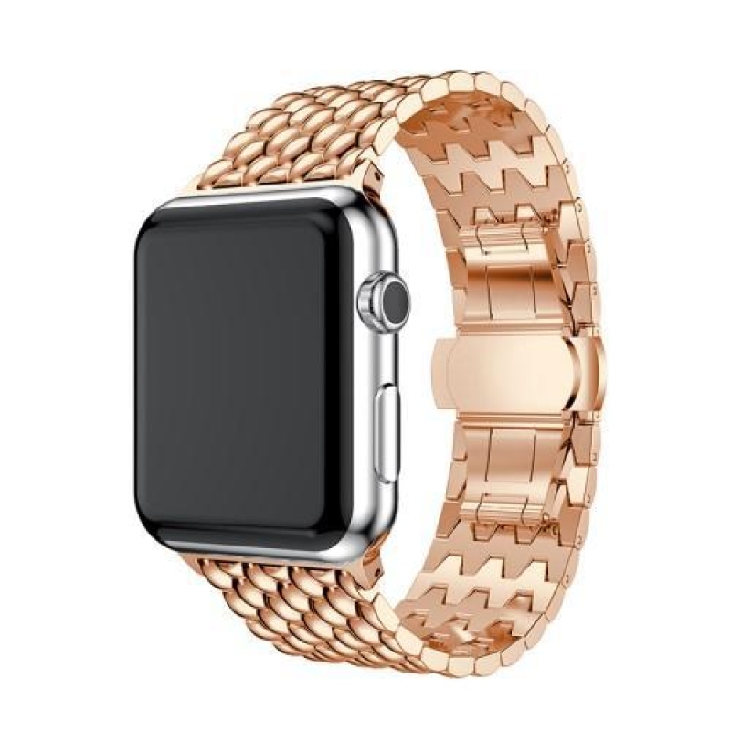 Natty elegáns acél szíj az Apple Watch 38mm-es órájához - rózsaarany