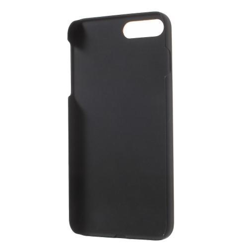 Természetes műanyag tok fából készült hátlappal iPhone 7 Plus és iPhone 8 Plus készülékhez - khaki színű