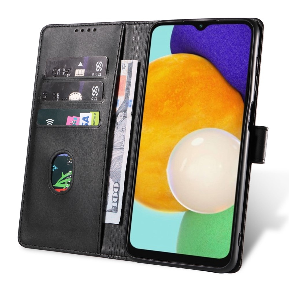 Zárható könyvtáska Samsung Galaxy A26 5G - fekete