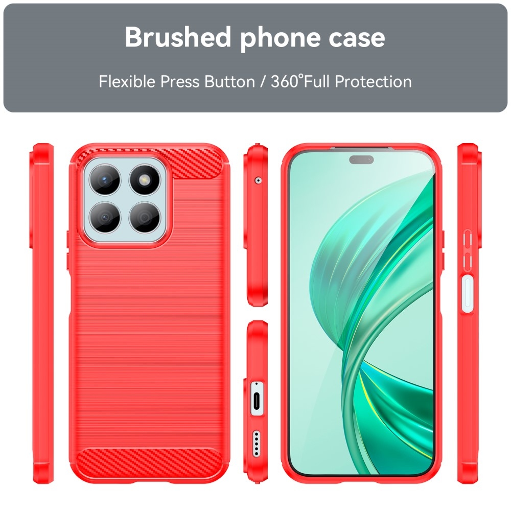 Szénálló zselés tok a Honor X8b készülékhez - piros