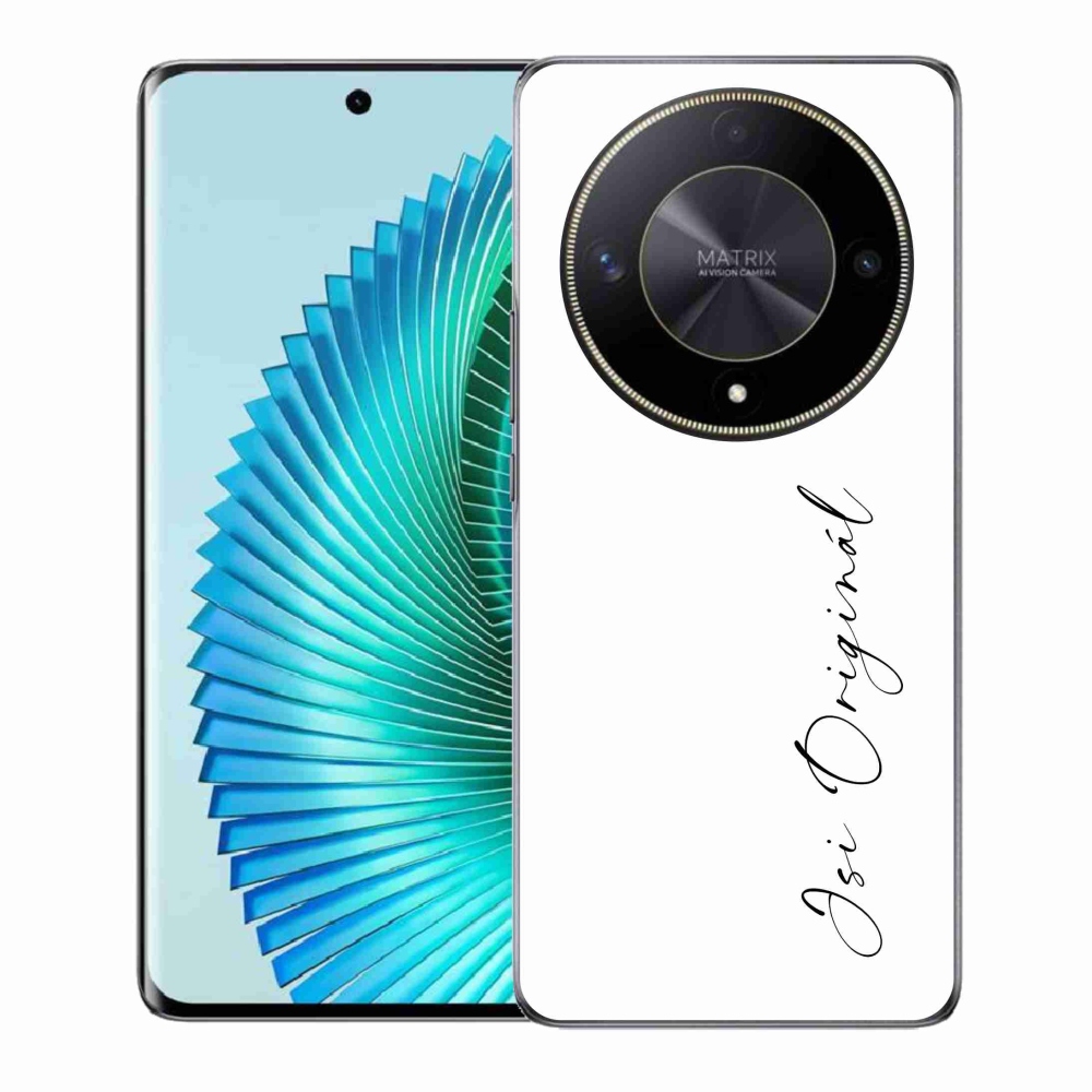 Gél borító mmCase a Honor Magic 6 Lite 5G számára - te vagy az eredeti fehér háttér