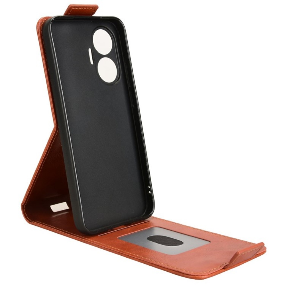 Vert flip tok a Xiaomi Poco F7 5G készülékhez - narancssárga